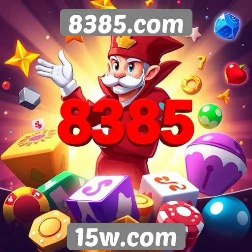 Variedade de jogos disponíveis em 8385.com